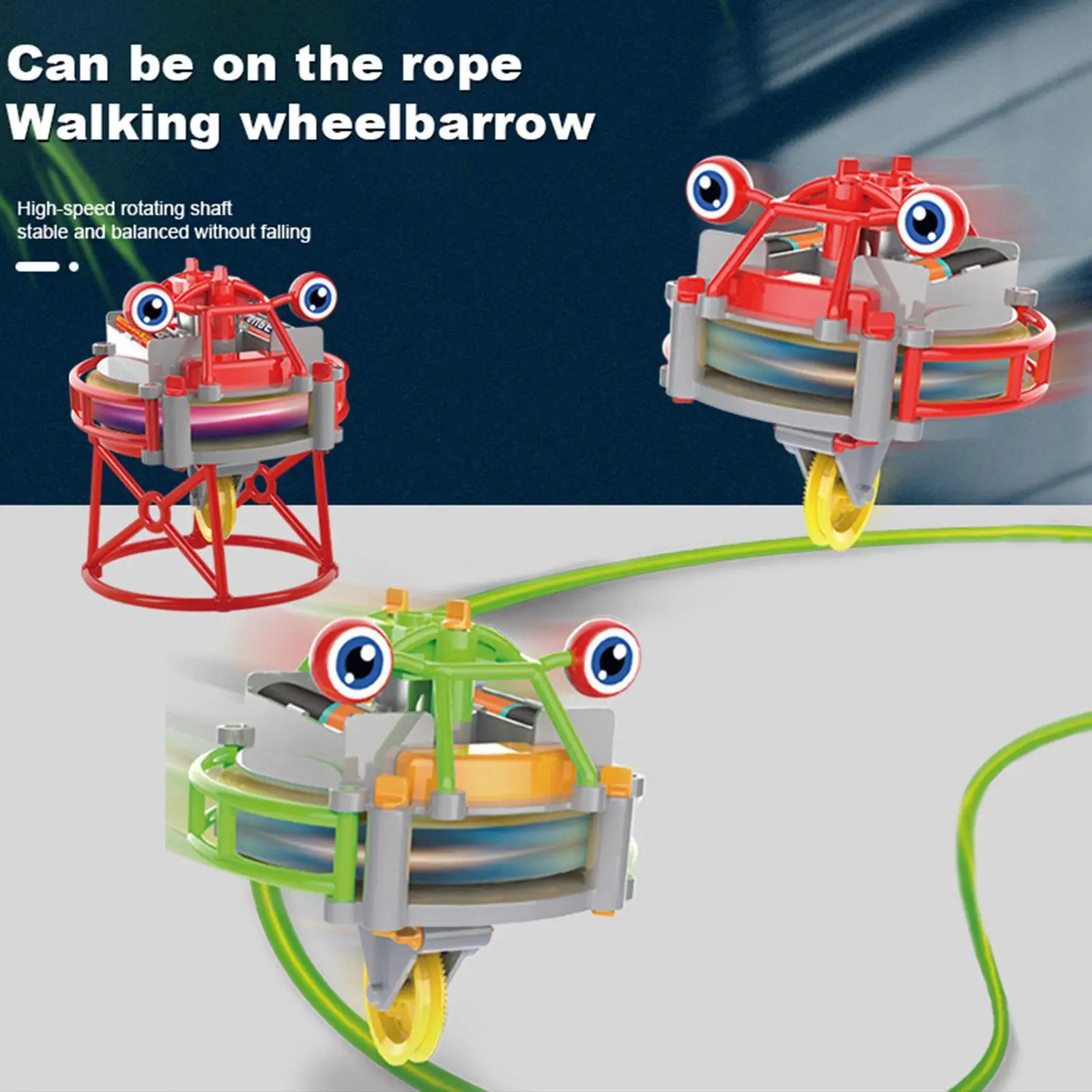 Magic Tumbler Unicycle Robo Fidget Toy Electric Inmotion Unicycle Tightrope Balance Walker Self Balancing Robot Electronic Toys
Magic Tumbler Unicycle Robo Fidget Toy Electric Inmotion Unicycle Tightrope Balance Walker Self Balancing Robot Electronic Toys