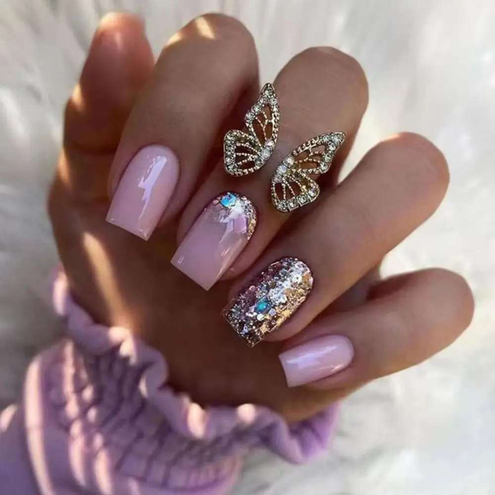 24pcs Detachable Press on Nails Comic Nails Fake Nials Long Square French Pink Blue False Nails
24pcs Detachable Press on Nails Comic Nails Fake Nials Long Square French Pink Blue False Nails
