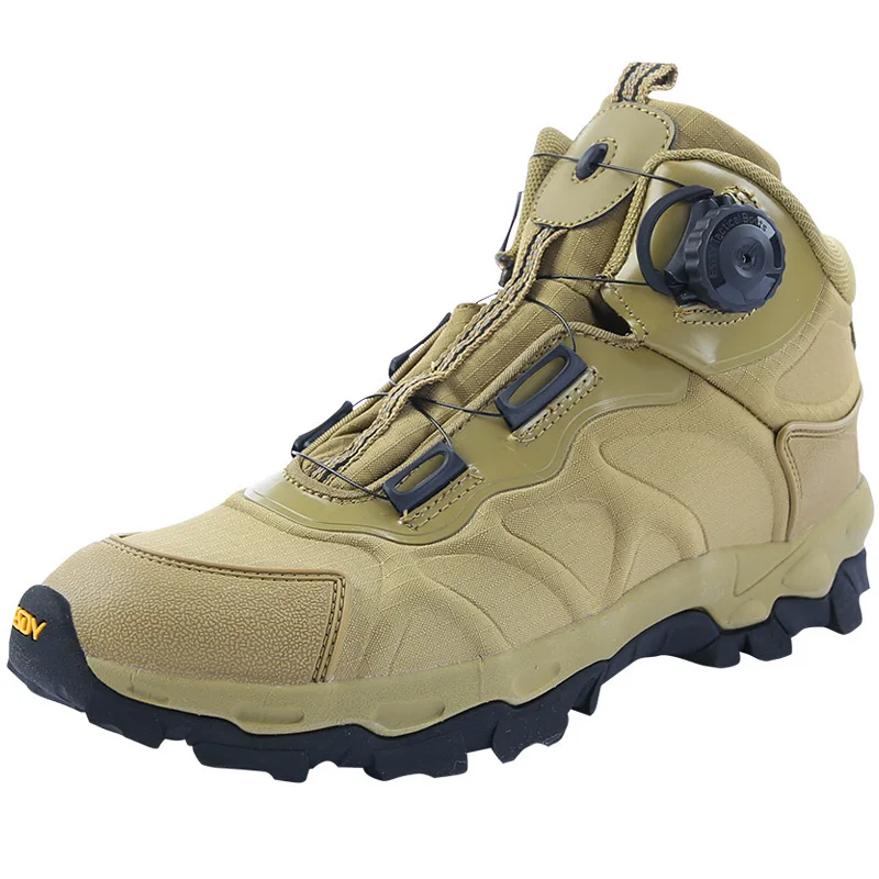 Men's Tactical Hiking Ankle Boots Military Combat Camping Desert Shoes Outdoor Sports Breathable BOA Lacing System Army Boots
Men's Tactical Hiking Ankle Boots Military Combat Camping Desert Shoes Outdoor Sports Breathable BOA Lacing System Army Boots