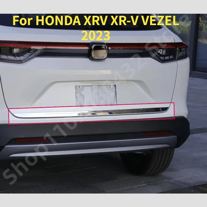 Хромированная задняя крышка багажника, задняя дверь, отделка задней двери, задняя дверная полоса багажника, наклейка для HONDA XRV XR-V VEZEL 2023,
Хромированная задняя крышка багажника, задняя дверь, отделка задней двери, задняя дверная полоса багажника, наклейка для HONDA XRV XR-V VEZEL 2023,