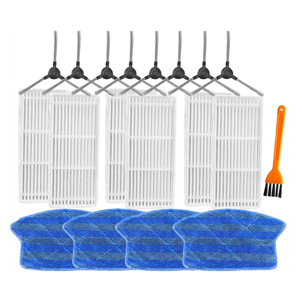 19Pcs Robot Vacuum Kit Accessories Filters Mop Cloths Side Brushes For Redmon RV-R450 RV R450 Robotic Vacuum Cleaner
19Pcs Robot Vacuum Kit Accessories Filters Mop Cloths Side Brushes For Redmon RV-R450 RV R450 Robotic Vacuum Cleaner