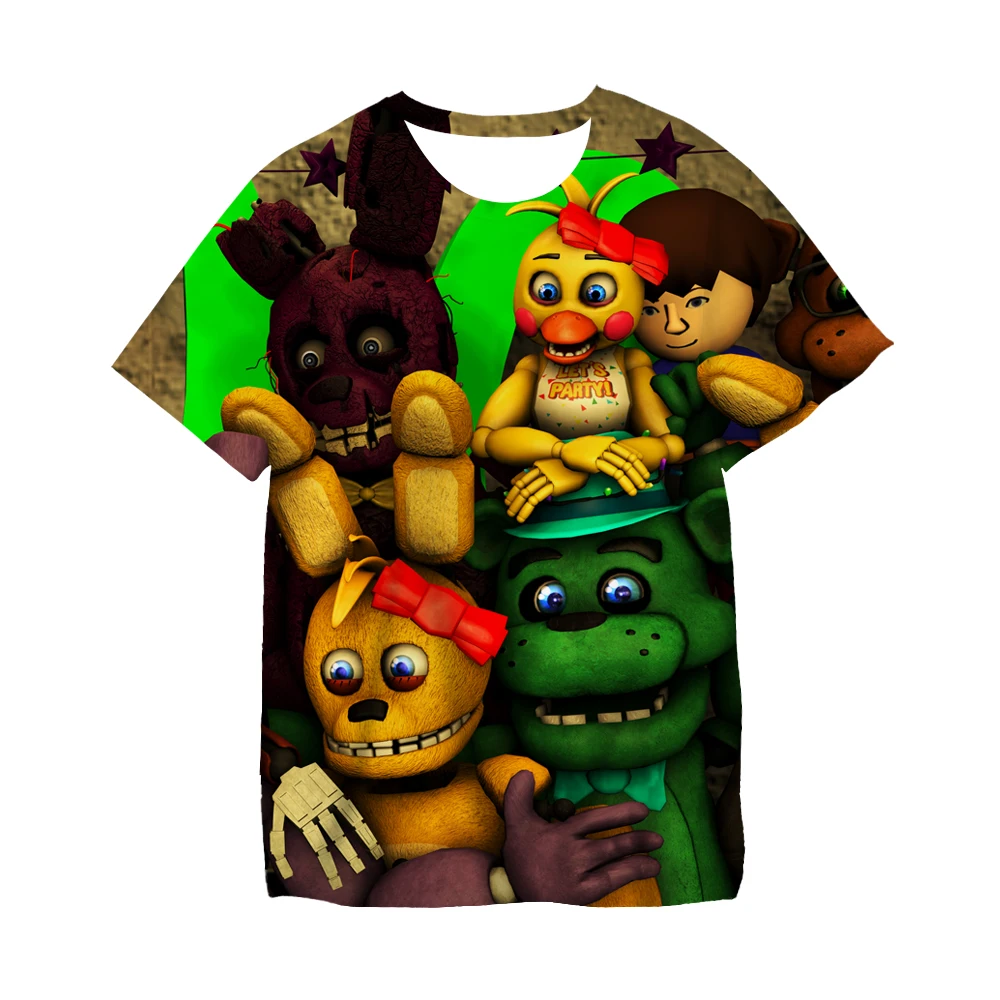 Boy Summer Five Nights T-Shirts Kids Children Cartoon Night at Freddy Print Cartoon POP Freddie Tee Tops Clothes
Boy Summer Five Nights T-Shirts Kids Children Cartoon Night at Freddy Print Cartoon POP Freddie Tee Tops Clothes
