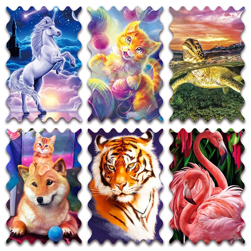 New Full Diamond painting mosaic embroidery Cross stitch Animal Unicorn cat turtle dog tiger flamingo leopard bird dinosaur E312
New Full Diamond painting mosaic embroidery Cross stitch Animal Unicorn cat turtle dog tiger flamingo leopard bird dinosaur E312