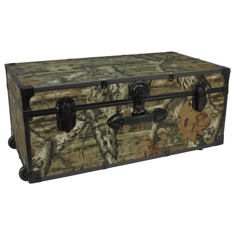 Seward Trunks 25 Gallon Traveler 30" Mossy Oak, Plastic and Metal Trunk With Wheels & Lock, Camo
Seward Trunks 25 Gallon Traveler 30" Mossy Oak, Plastic and Metal Trunk With Wheels & Lock, Camo