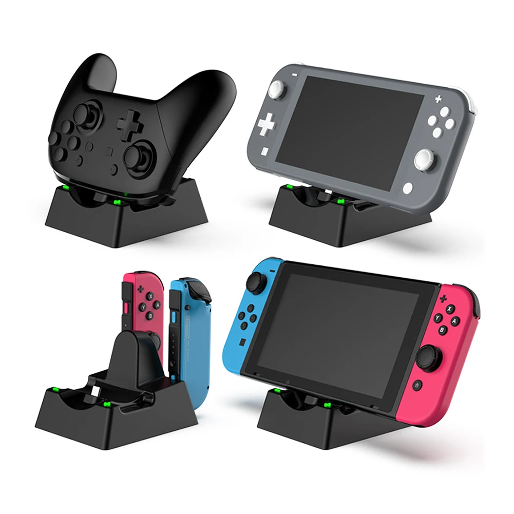 

For Nintendo Switch NS/Switch OLED/Switch Lite Game Console Gamepad Charger Dock,USB C Charging Station Mount for Joy-Con
