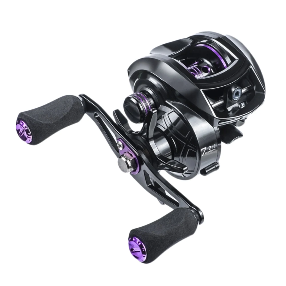 Baitcasting Reel Magnetic Brake System 8KG Max Drag 12+1BB 7.2:1 High Speed Fishing Reel Metal Spool Bass Fishing Accessories
Baitcasting Reel Magnetic Brake System 8KG Max Drag 12+1BB 7.2:1 High Speed Fishing Reel Metal Spool Bass Fishing Accessories