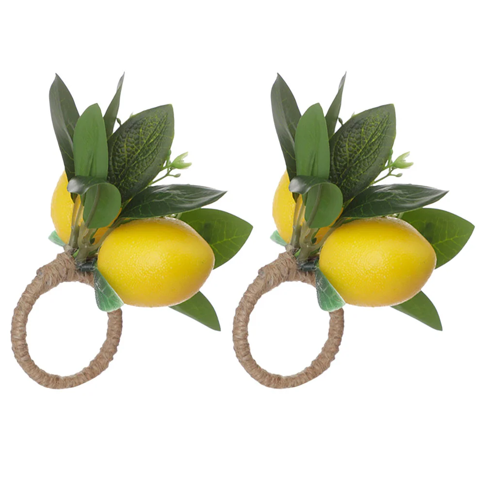 Napkin Lemon Rings Ring Holder Fruit Serviette Buckle Buckles Tropical Decor Table Dining Yellow Faux Easter Vine Leaves
Napkin Lemon Rings Ring Holder Fruit Serviette Buckle Buckles Tropical Decor Table Dining Yellow Faux Easter Vine Leaves