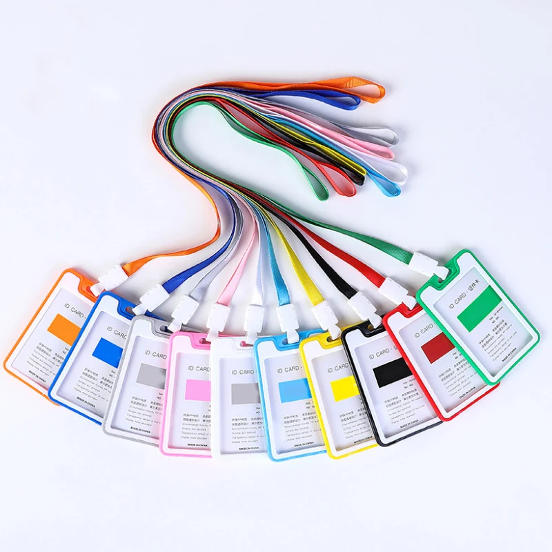 Candy Color ID Credit Card Holder Case Plastic Badge Work ID Card Holders Protector Case Cover for Students with Neck String
Candy Color ID Credit Card Holder Case Plastic Badge Work ID Card Holders Protector Case Cover for Students with Neck String