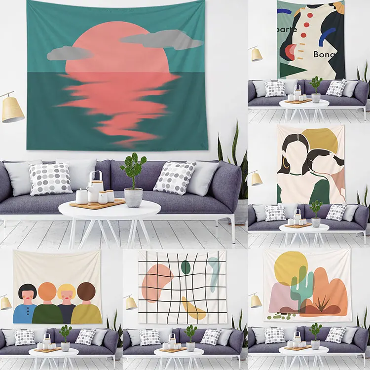 Hot Sale Modern Art Tapestry Decor Dorm Geometric Sun Girl Background Cloth Tapestry Wall Hanging Decorative Liveing Room Tapiz
Hot Sale Modern Art Tapestry Decor Dorm Geometric Sun Girl Background Cloth Tapestry Wall Hanging Decorative Liveing Room Tapiz