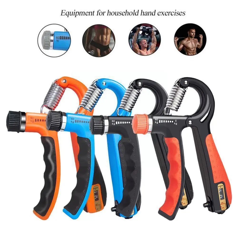 Adjustable R-shape Hand Grip Sports Countable Strength Strengthening Carpal Expander Finger Exercise Forceps Pinch Spring W1j4
Adjustable R-shape Hand Grip Sports Countable Strength Strengthening Carpal Expander Finger Exercise Forceps Pinch Spring W1j4
