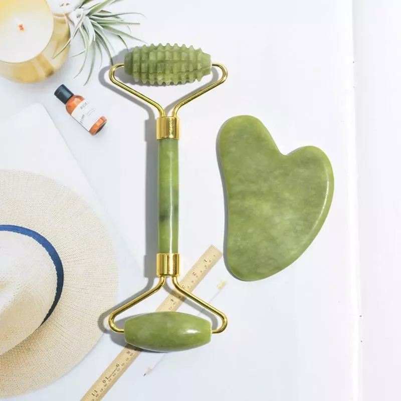 NEW Jade Massagers For Face Body Gua Sha Scraper Beauty Facial Roller Set Natural Gouache Stone Massage Slimming Skin Care Lift
NEW Jade Massagers For Face Body Gua Sha Scraper Beauty Facial Roller Set Natural Gouache Stone Massage Slimming Skin Care Lift
