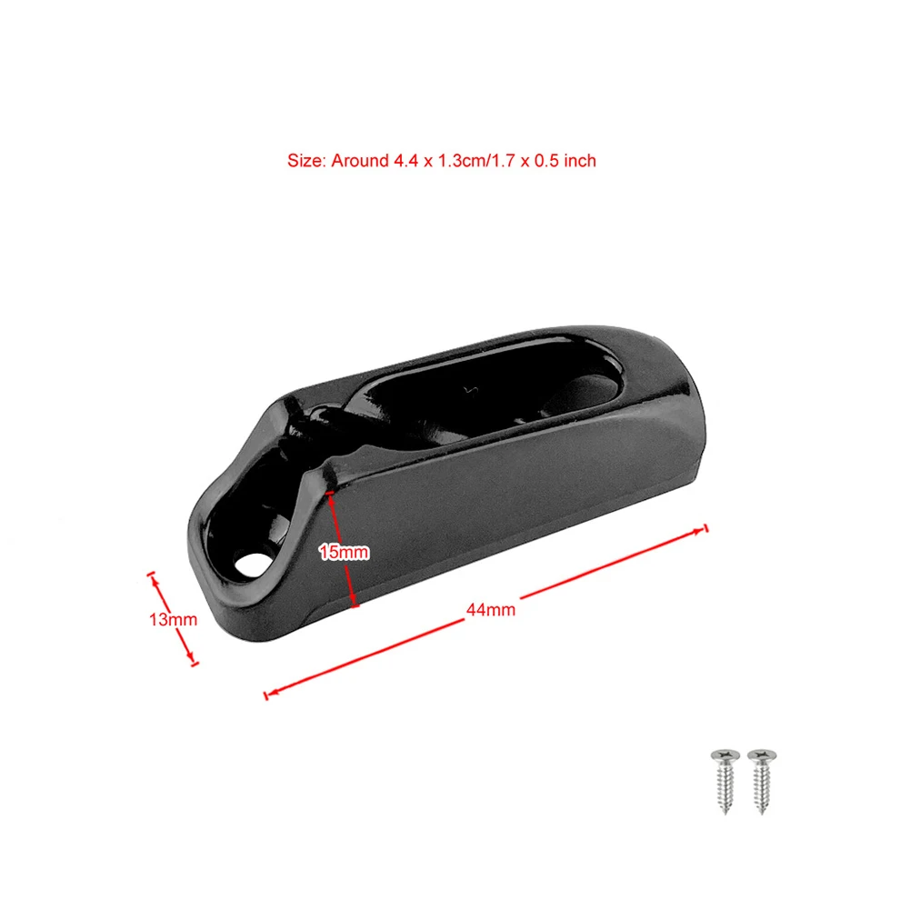2Pcs Boat JJam Cleat Self-Lock Rope Black Nylon Clam Cleat Cord Tensioner Runner Canoeing Kayak Surfing Marine Accessories
2Pcs Boat JJam Cleat Self-Lock Rope Black Nylon Clam Cleat Cord Tensioner Runner Canoeing Kayak Surfing Marine Accessories