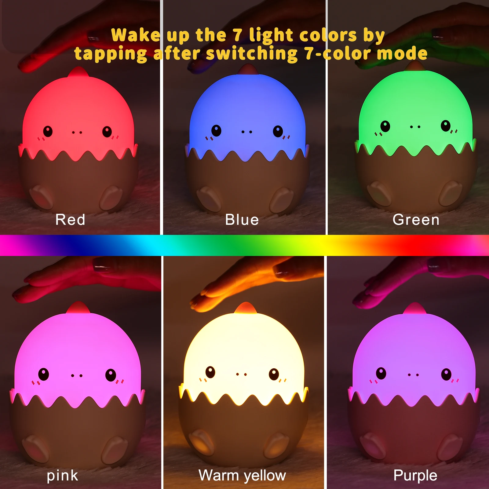Blue Dinosaur Egg Night Light Colorful Usb Rechargeable Baby Lamp Bedroom Bedside Nursing Lamp Gift for Kids Childen 2022 New
Blue Dinosaur Egg Night Light Colorful Usb Rechargeable Baby Lamp Bedroom Bedside Nursing Lamp Gift for Kids Childen 2022 New