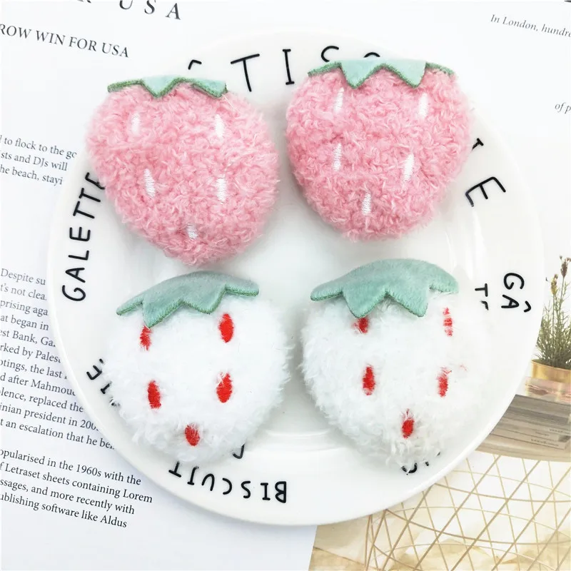 10Pcs/Lot Plush Cartoon Strawberry Padded Appliqued For DIY Handmade Kawaii Children Hair Clip Accessories Hat Shoes
10Pcs/Lot Plush Cartoon Strawberry Padded Appliqued For DIY Handmade Kawaii Children Hair Clip Accessories Hat Shoes