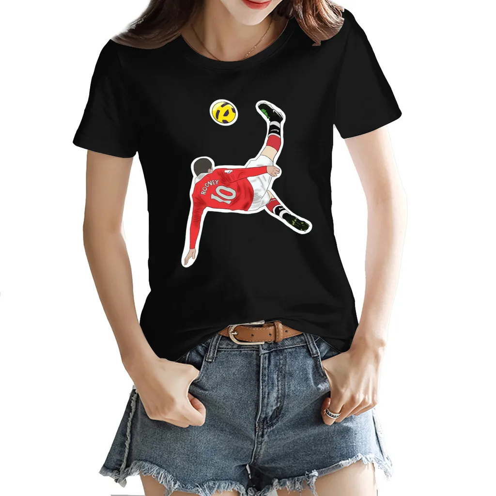 Football Gift Women's T-shirt Movement Title England 11 Waynes and Rooneys Top Quality Top quality Travel Tees USA Size
Football Gift Women's T-shirt Movement Title England 11 Waynes and Rooneys Top Quality Top quality Travel Tees USA Size