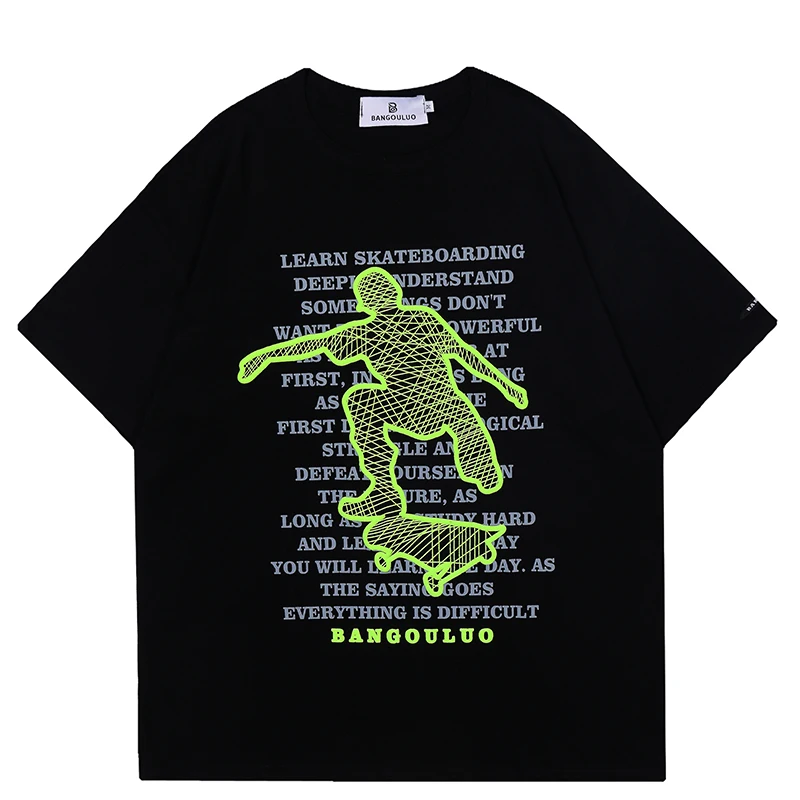 Hip Hop Streetwear Harajuku T-Shirt Men Fluorescent Skate Boy Graphic T Shirt 2022 Summer Short Sleeve Tshirt Cotton Top Tee
Hip Hop Streetwear Harajuku T-Shirt Men Fluorescent Skate Boy Graphic T Shirt 2022 Summer Short Sleeve Tshirt Cotton Top Tee