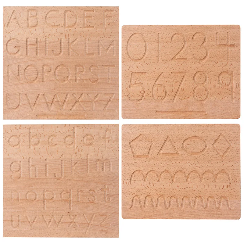 Hevesrz Wooden Writing Board Fluted Letter Number Graphics Board 2 Sides Early Learnnig Educational Toy
Hevesrz Wooden Writing Board Fluted Letter Number Graphics Board 2 Sides Early Learnnig Educational Toy