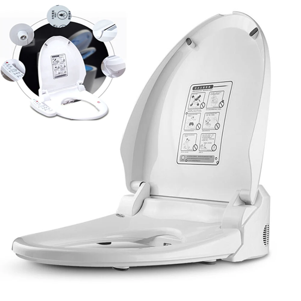 Elongated Electric Automatic Intelligent Heating Smart Water Temperature Control Bidet Toilet Seat Cover
Elongated Electric Automatic Intelligent Heating Smart Water Temperature Control Bidet Toilet Seat Cover