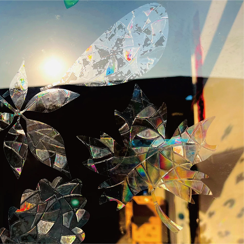 19Pcs Rainbow Prism Electrostatic Glass Stickers PVC Leaves Static Window Stickers Suncatcher Sticker Sun Catcher Wall Decal
19Pcs Rainbow Prism Electrostatic Glass Stickers PVC Leaves Static Window Stickers Suncatcher Sticker Sun Catcher Wall Decal