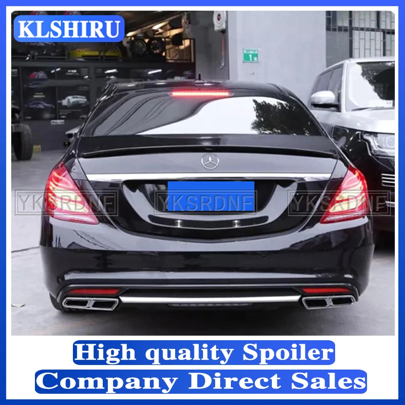 Carbon Fiber Car Rear Spoiler For Mercedes-Benz S Class W222 S500 S63 S65 AMG Coupe 2D 2014-2018 Trunk Spoiler Boot Lip Wing 
Carbon Fiber Car Rear Spoiler For Mercedes-Benz S Class W222 S500 S63 S65 AMG Coupe 2D 2014-2018 Trunk Spoiler Boot Lip Wing