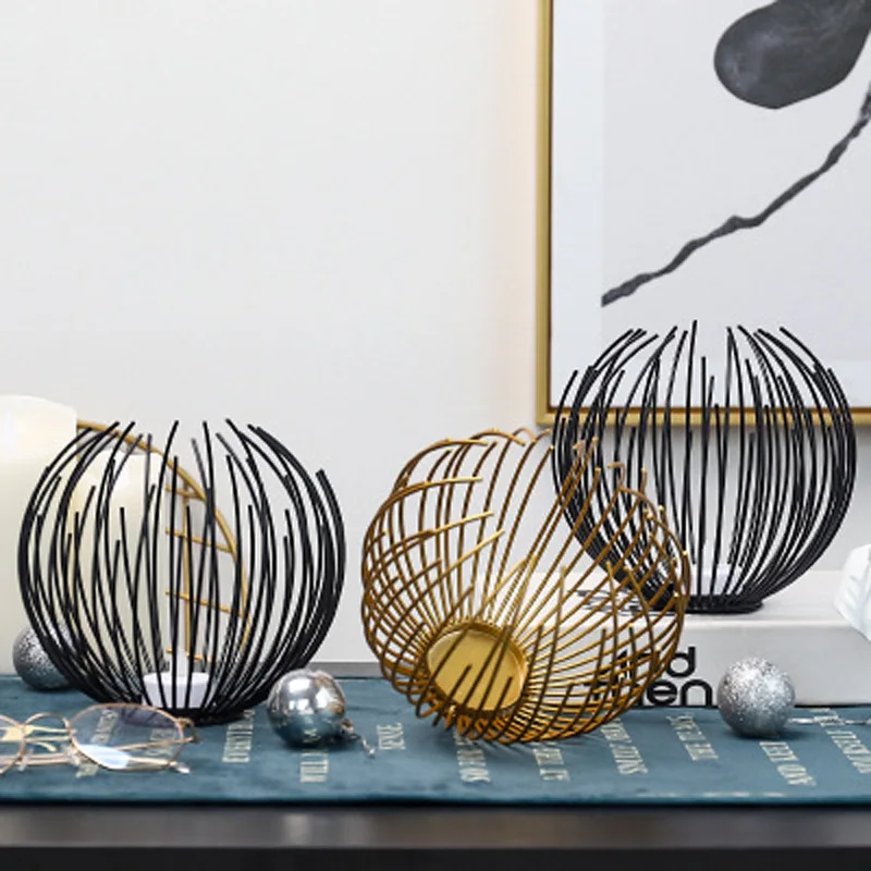 Креативный геометрический металлический подсвечник, украшение для стола, Черное золото, железная подставка для стола, аксессуары для дома, ... 
Креативный геометрический металлический подсвечник, украшение для стола, Черное золото, железная подставка для стола, аксессуары для дома, ...