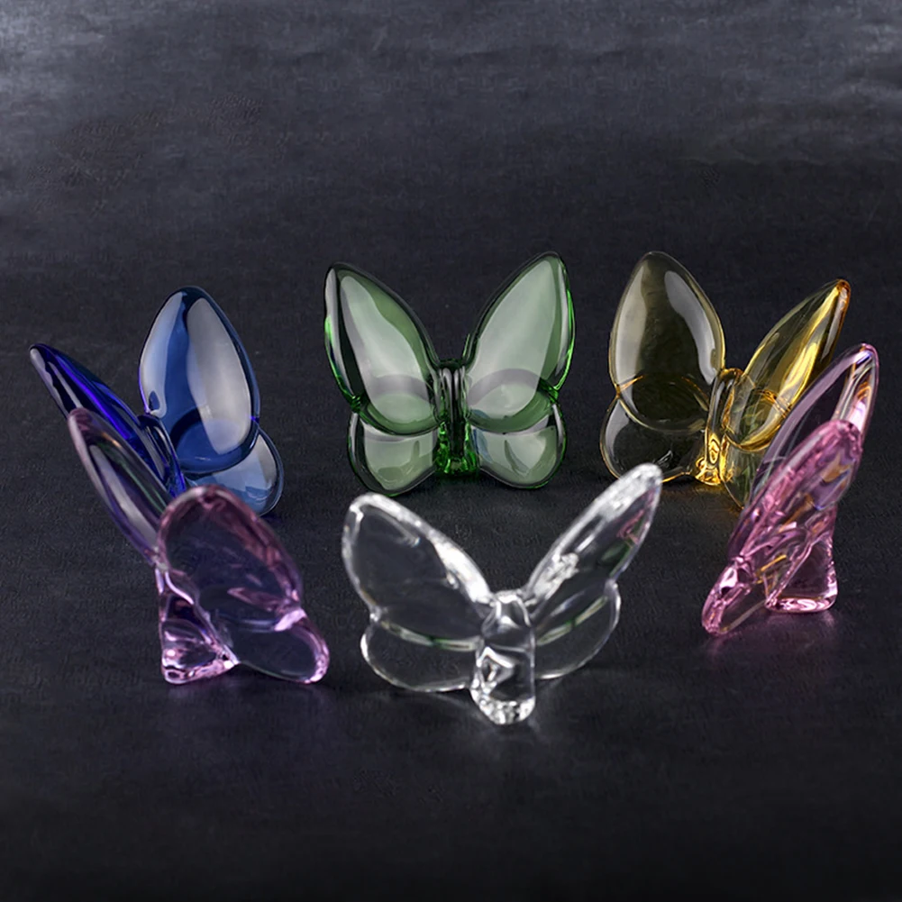 Butterfly Ornament Glass Crystal Lucky Butterfly Vibrantly With Bright Color Ornaments Wedding Gift Home Decor
Butterfly Ornament Glass Crystal Lucky Butterfly Vibrantly With Bright Color Ornaments Wedding Gift Home Decor