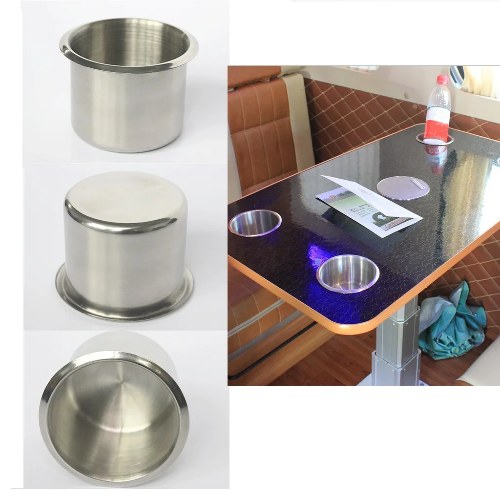 Pack of 4 Stainless Steel Poker Table Cup Holder Inserts Recessed Cup Drink Holder for Car Boat Truck Water Bottle Holder
Pack of 4 Stainless Steel Poker Table Cup Holder Inserts Recessed Cup Drink Holder for Car Boat Truck Water Bottle Holder