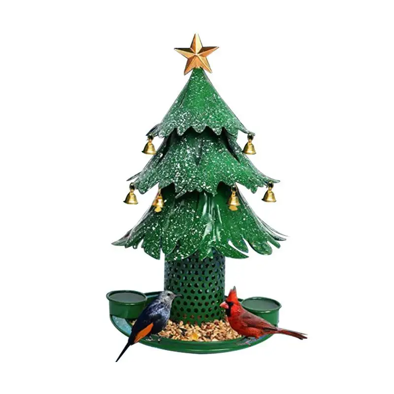 Xmas Bird Feeder Anti-rust Decoration Wild Bird Feeders Metal Garden Christmas Tree Bird Feeder Garden Decorations Rainproof
Xmas Bird Feeder Anti-rust Decoration Wild Bird Feeders Metal Garden Christmas Tree Bird Feeder Garden Decorations Rainproof