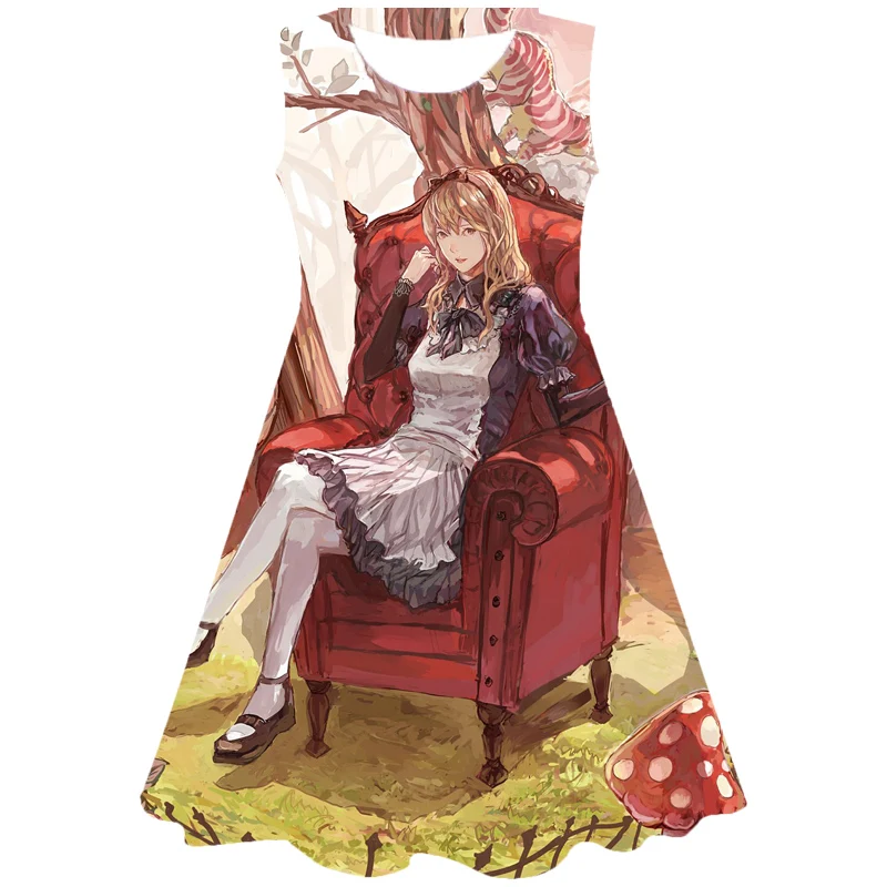 Disney Printed Children's Dress Summer New Baby Clothing Alice Wonderland Leisure Fashion Girls' Dress
Disney Printed Children's Dress Summer New Baby Clothing Alice Wonderland Leisure Fashion Girls' Dress