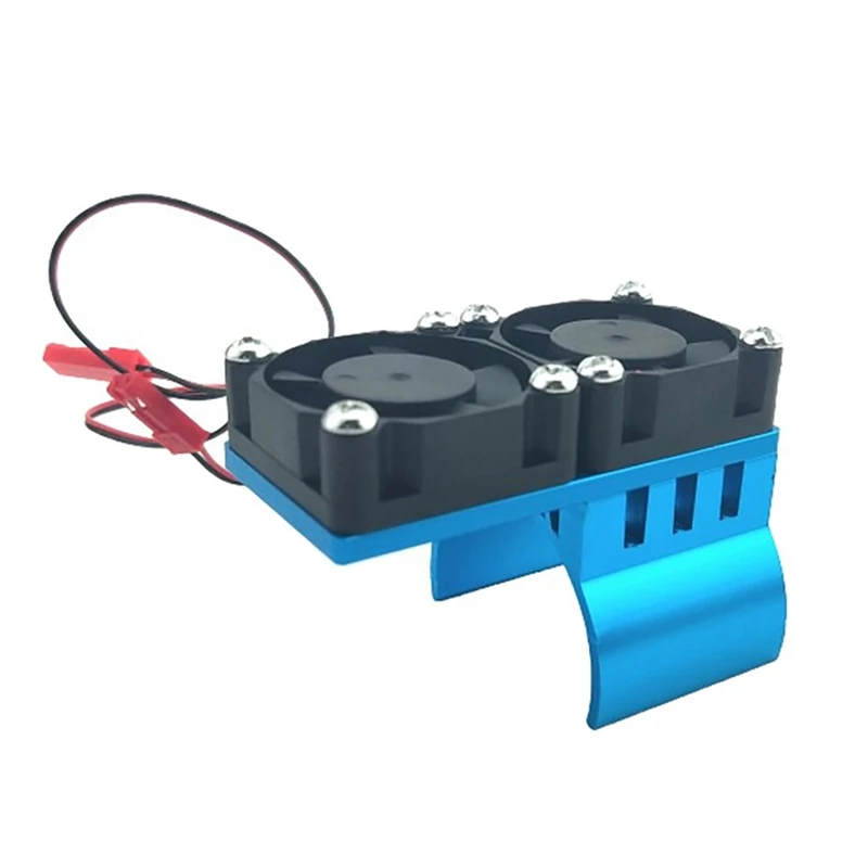 Motor Heat Sink with Two Cooling Fans for 1/10 HSP Redcat Wltoy RC Car 540/550 3650 3660 Brushed Brushless Motor
Motor Heat Sink with Two Cooling Fans for 1/10 HSP Redcat Wltoy RC Car 540/550 3650 3660 Brushed Brushless Motor