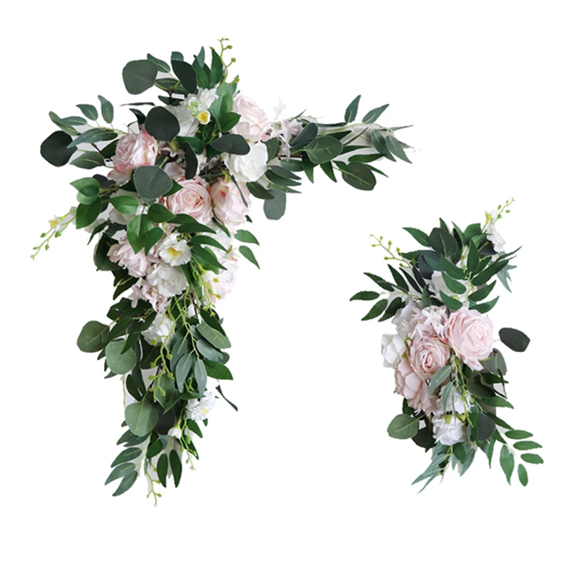 Wedding Arch Pink Flowers Artificial Flowers For Welcome Card Sign Triangle Flower Row for Background Decoration Hanging Flowers
Wedding Arch Pink Flowers Artificial Flowers For Welcome Card Sign Triangle Flower Row for Background Decoration Hanging Flowers