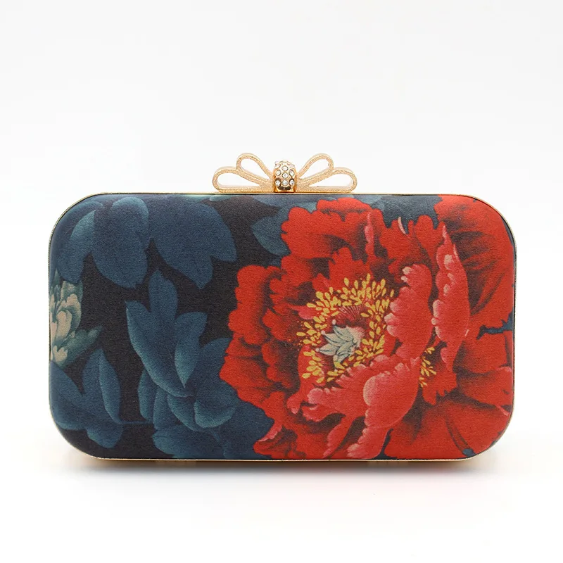 Luxury Designer Printed Satin Clutch Bag Evening Purse Handbags Retro Evening Bag Messenger Ladies Bags
Luxury Designer Printed Satin Clutch Bag Evening Purse Handbags Retro Evening Bag Messenger Ladies Bags
