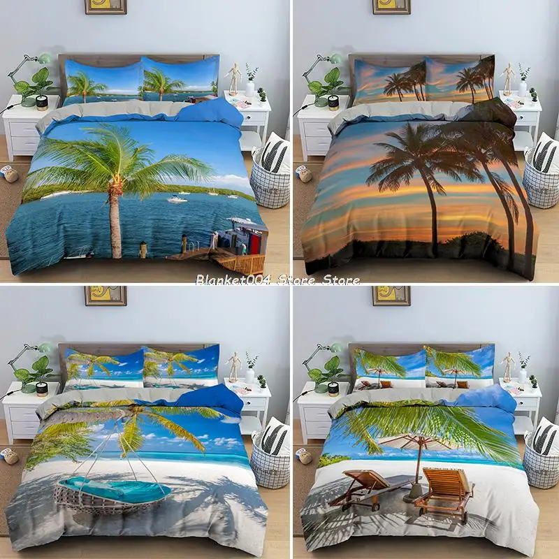 Palm Tree Over Sea And Blue Sky Duvet Cover Landscape Bedding Sets Full Queen King Size Bedclothes Home Textile
Palm Tree Over Sea And Blue Sky Duvet Cover Landscape Bedding Sets Full Queen King Size Bedclothes Home Textile