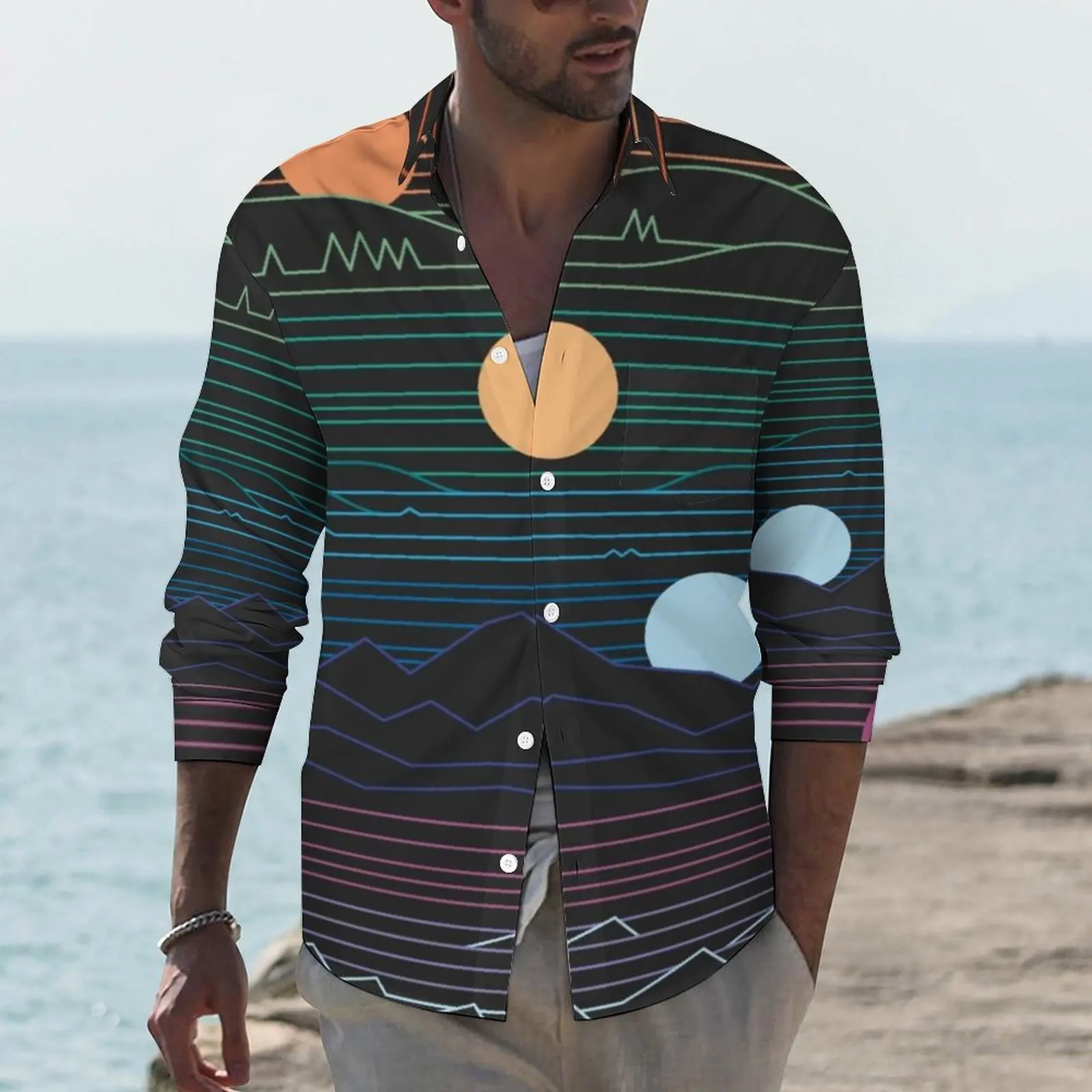 Cartoon Sun Line Funny Casual Shirt Men Many Lands Print Shirt Autumn Trendy Blouses Long Sleeve Printed Oversized Clothes
Cartoon Sun Line Funny Casual Shirt Men Many Lands Print Shirt Autumn Trendy Blouses Long Sleeve Printed Oversized Clothes