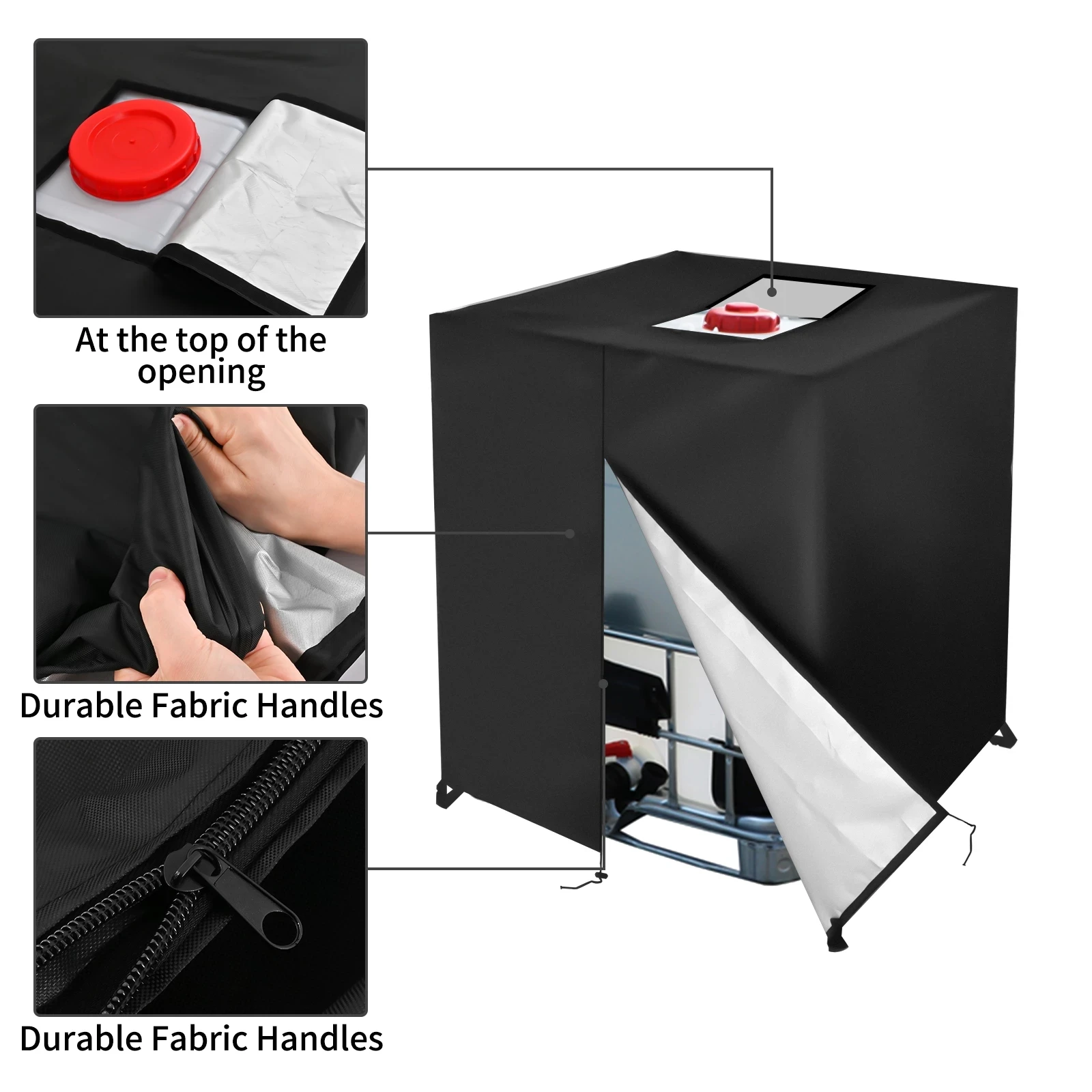 Waterproof Dust Cover Rain Tank Oxford Cloth UV Protection Cover Garden Box Cover IBC Container Protector
Waterproof Dust Cover Rain Tank Oxford Cloth UV Protection Cover Garden Box Cover IBC Container Protector