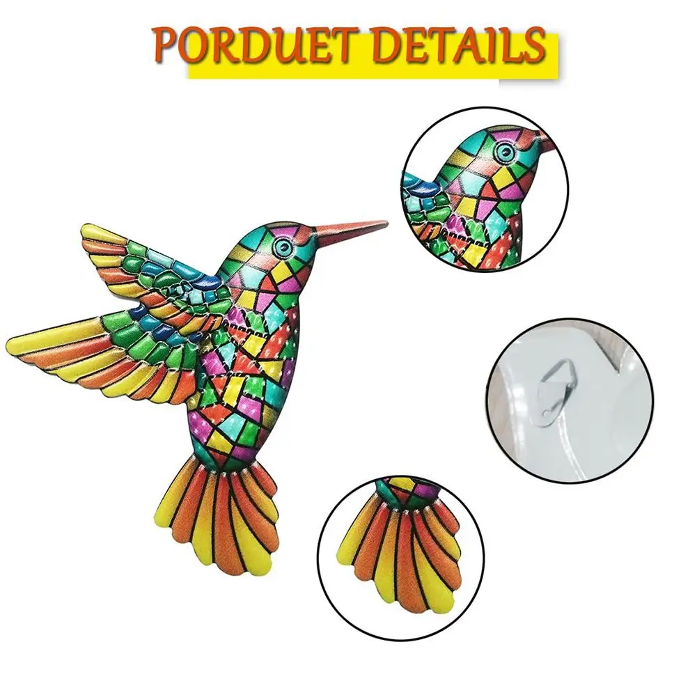 Garden Metal Bird Decorative Items 13.5*12cm/5.3*4.7inch Hanging Ornament Home Decor Outdoor Wall Art Sculpture
Garden Metal Bird Decorative Items 13.5*12cm/5.3*4.7inch Hanging Ornament Home Decor Outdoor Wall Art Sculpture