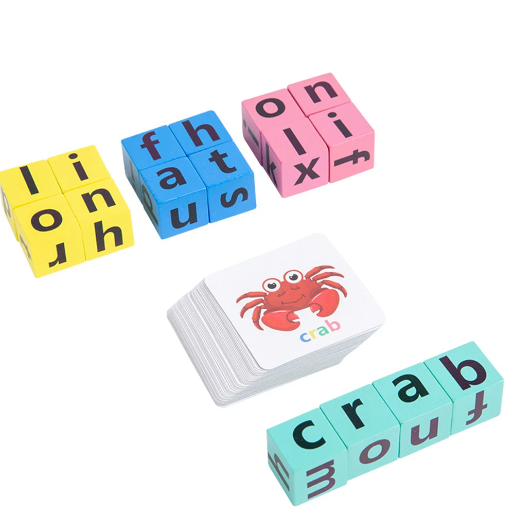 Kids Montessori Educational Wooden Toys Children Word Spelling Learning Toys Gifts Early Education Learning Teaching Game
Kids Montessori Educational Wooden Toys Children Word Spelling Learning Toys Gifts Early Education Learning Teaching Game