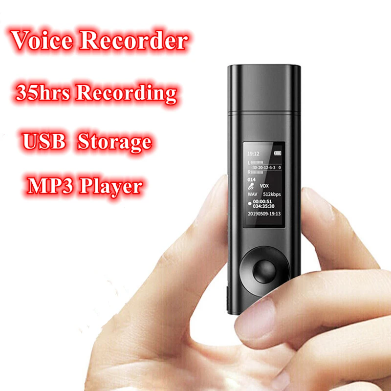Mini U Disk Audio Voice Recorder USB HD LCD Dictaphone 35hrs Recording Time Portable Digital Audio Recorder Support SD TF Card
Mini U Disk Audio Voice Recorder USB HD LCD Dictaphone 35hrs Recording Time Portable Digital Audio Recorder Support SD TF Card