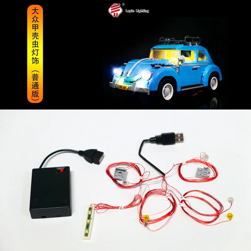 Only LED Light Up Kit For 10252 Creative Cute Blue Car (NOT Include The Model) Bricks DIY Decoration
Only LED Light Up Kit For 10252 Creative Cute Blue Car (NOT Include The Model) Bricks DIY Decoration