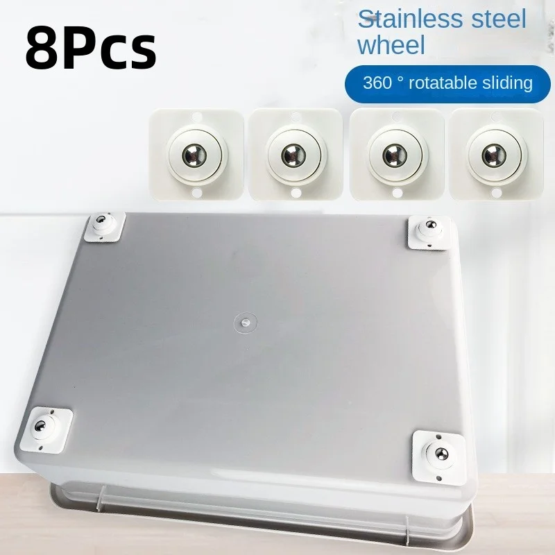 8Pcs Self Adhesive Furniture Caster 360° Rotation Mute Pulley Stainless Steel Roller Home Strong Load-bearing Universal Wheel
8Pcs Self Adhesive Furniture Caster 360° Rotation Mute Pulley Stainless Steel Roller Home Strong Load-bearing Universal Wheel