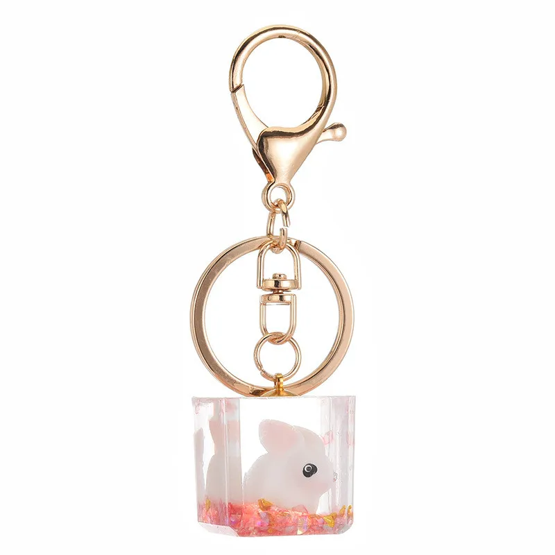 1pc Retail Easter Bunny Kid Bag Charm Glitter Cube Rabbit Inside Pendant Key Chain Woman Bag Keyfob Accessory Animal Key Ring
1pc Retail Easter Bunny Kid Bag Charm Glitter Cube Rabbit Inside Pendant Key Chain Woman Bag Keyfob Accessory Animal Key Ring