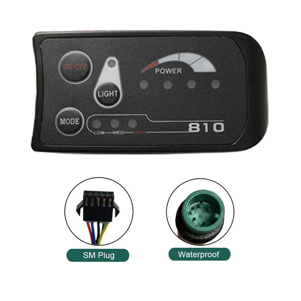 Electric Bicycle Display JN Controller Panel 36V 48V S810 LED Display Waterproof Electric Bike E-scooter Accessories Parts
Electric Bicycle Display JN Controller Panel 36V 48V S810 LED Display Waterproof Electric Bike E-scooter Accessories Parts