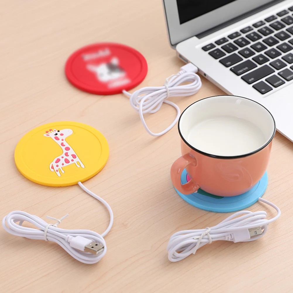 

USB Cute Silicone Cup-Pad Heat Warmer Heater Milk Tea Coffee Mug Hot Drinks Beverage Cup Best Gift