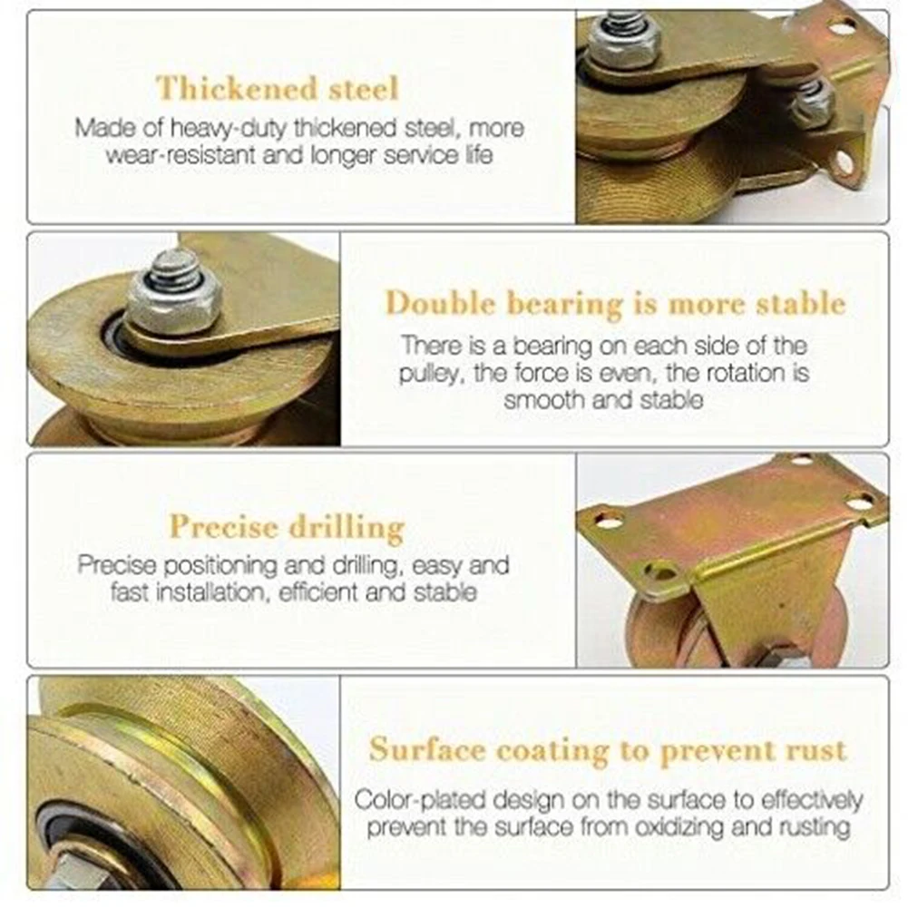 For Sliding Gate Sliding Wheel Caster For Home/office/Hotel Gate Caster 1.2 Inch 440 Pounds 4pcs Golden Brand New
For Sliding Gate Sliding Wheel Caster For Home/office/Hotel Gate Caster 1.2 Inch 440 Pounds 4pcs Golden Brand New