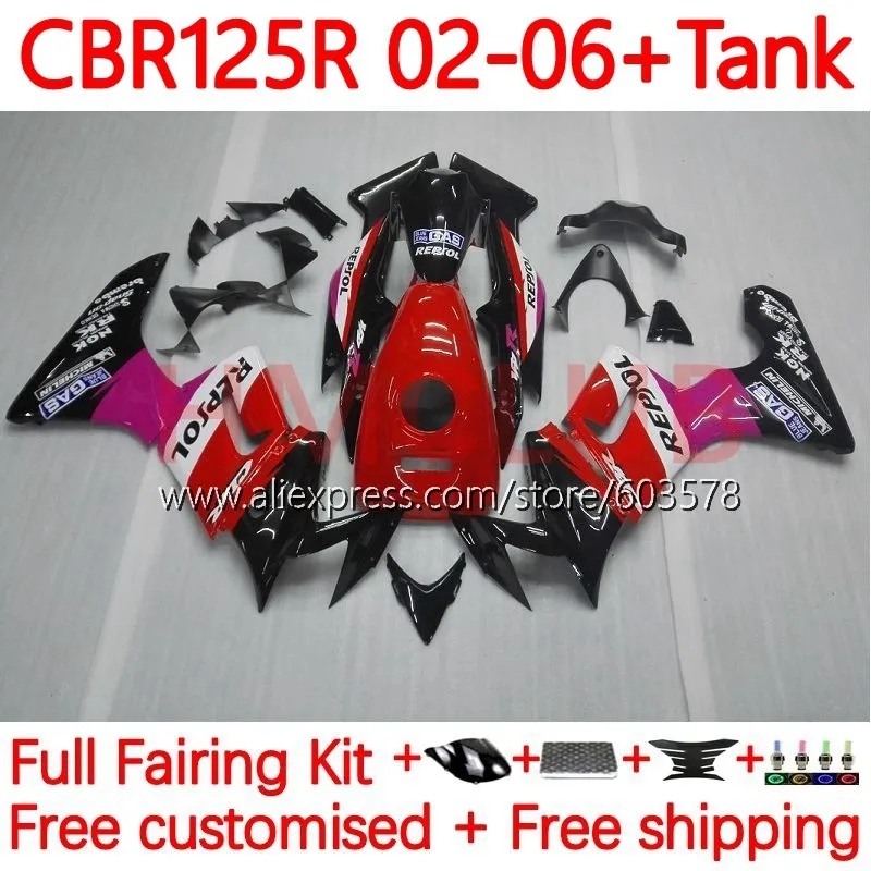Комплект для HONDA CBR-125R CBR 125 125R 125CC CBR125R 2002 2003 2004 2005 CBR125RR 02 03 04 05 06, красный обтекатель respol 123No.11
Комплект для HONDA CBR-125R CBR 125 125R 125CC CBR125R 2002 2003 2004 2005 CBR125RR 02 03 04 05 06, красный обтекатель respol 123No.11