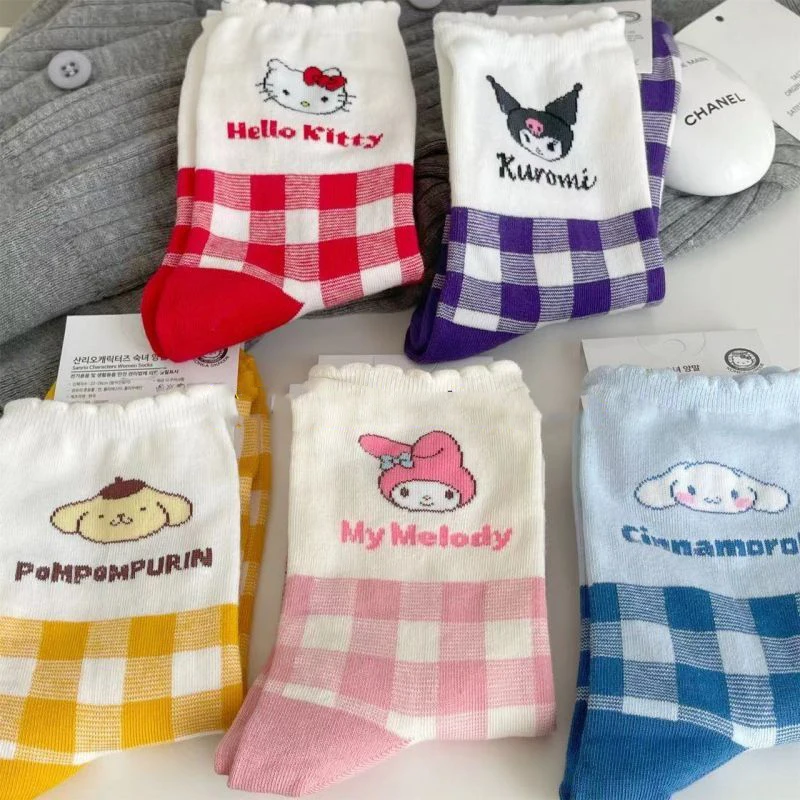 5Pcs Anime Hello Kittys Pompompurin Cartoon Socks Kawaii Cinnamoroll My Melody Kuromi Jk Y2K All Match Student Socks Suit Gifts
5Pcs Anime Hello Kittys Pompompurin Cartoon Socks Kawaii Cinnamoroll My Melody Kuromi Jk Y2K All Match Student Socks Suit Gifts