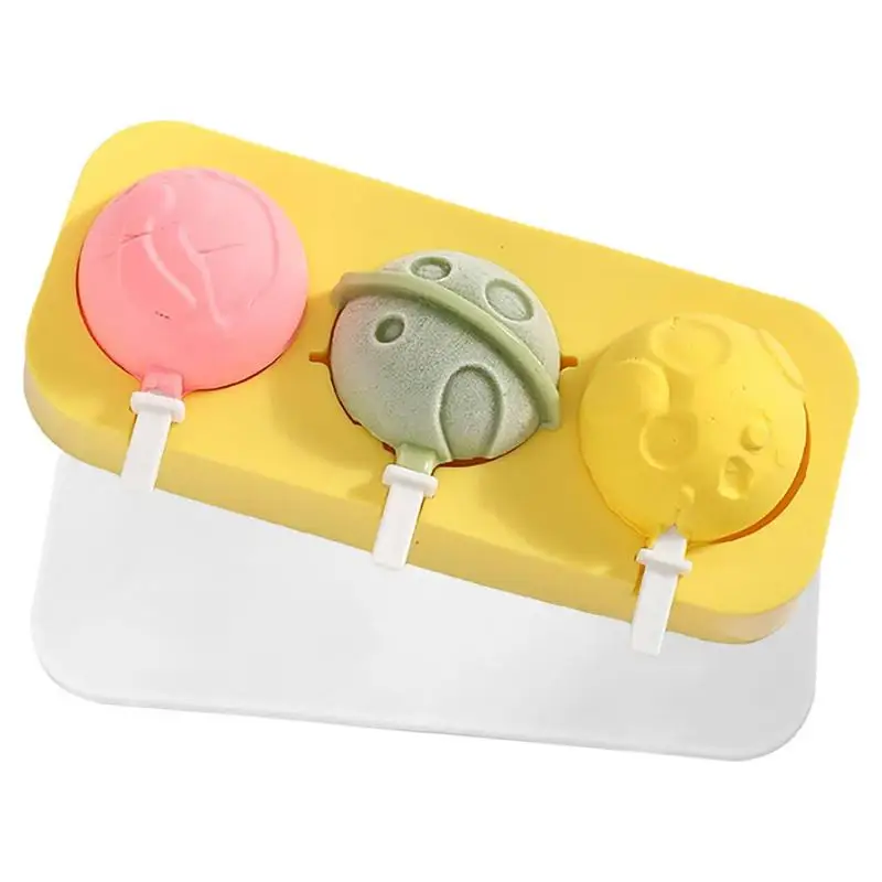 Ice формы для крема с палочками, многоразовая мультяшная форма, устройство для мороженого для детской летней вечеринки и дома 
Ice формы для крема с палочками, многоразовая мультяшная форма, устройство для мороженого для детской летней вечеринки и дома