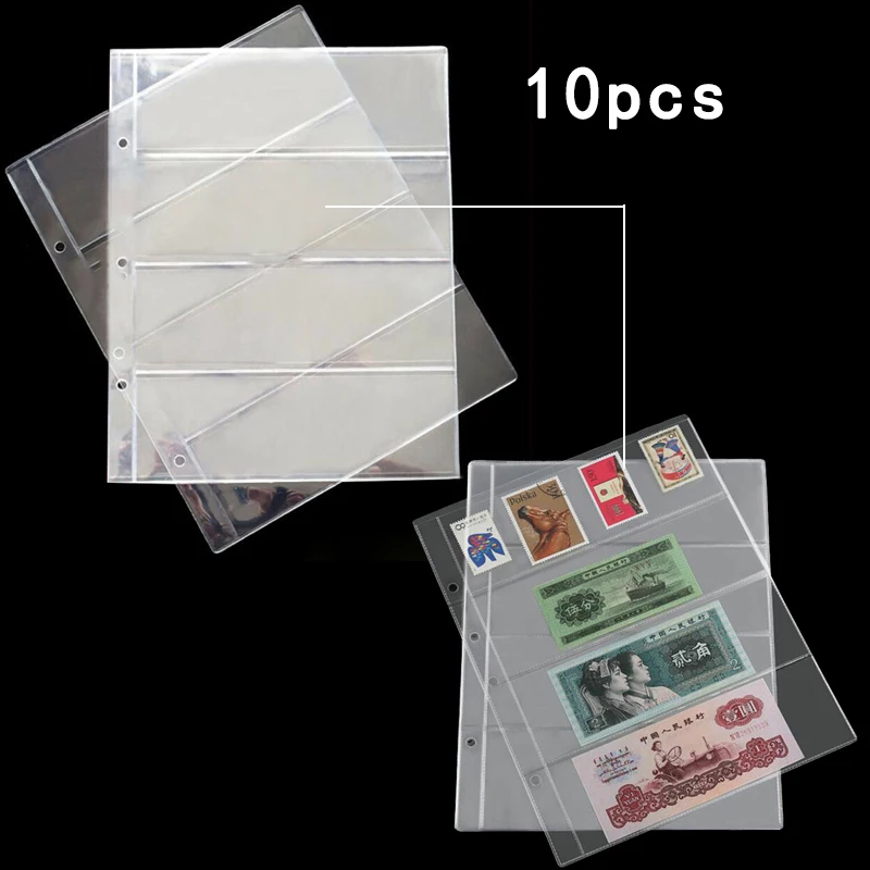 10pcs Paper Money Page Protector Banknotes Collector Currency Album Sleeves PVC Transparent Bill Note Collection
10pcs Paper Money Page Protector Banknotes Collector Currency Album Sleeves PVC Transparent Bill Note Collection