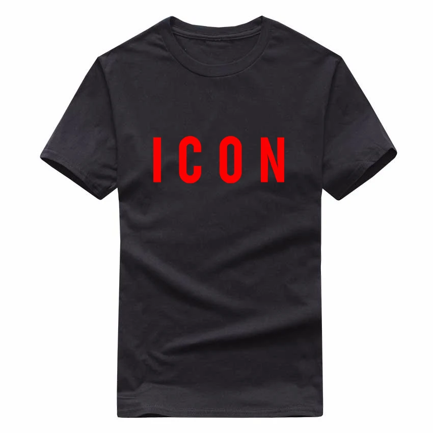 Summer Casual Brand ICON T-Shirt Printed Male Female Cotton Short Sleeve T-shirts Black and White Loose Couple Tops Men Tees
Summer Casual Brand ICON T-Shirt Printed Male Female Cotton Short Sleeve T-shirts Black and White Loose Couple Tops Men Tees