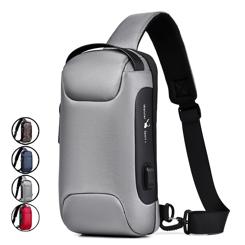 Designer Chest Bag New Multifunction Shoulder Bag Waterproof USB Anti-Theft Short Travel Messenger Sling Fashion Crossbody Bag
Designer Chest Bag New Multifunction Shoulder Bag Waterproof USB Anti-Theft Short Travel Messenger Sling Fashion Crossbody Bag